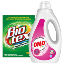 Omo of Biotex wasmiddel